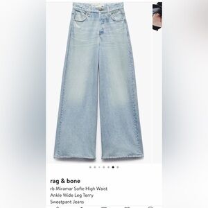 rag & bone Miramar Sofie Wide Leg Jean